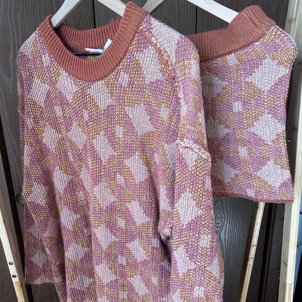 Free people beach Malibu patterned set